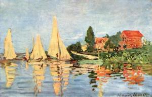Claude Monet Regatta in Argenteuil
