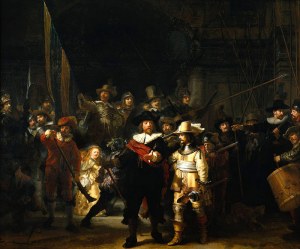 Rembrandt_Harmensz_van_Rijn_The company of frans Banning Coqc and Willem van Ruytenburch (olso Nightwatch)